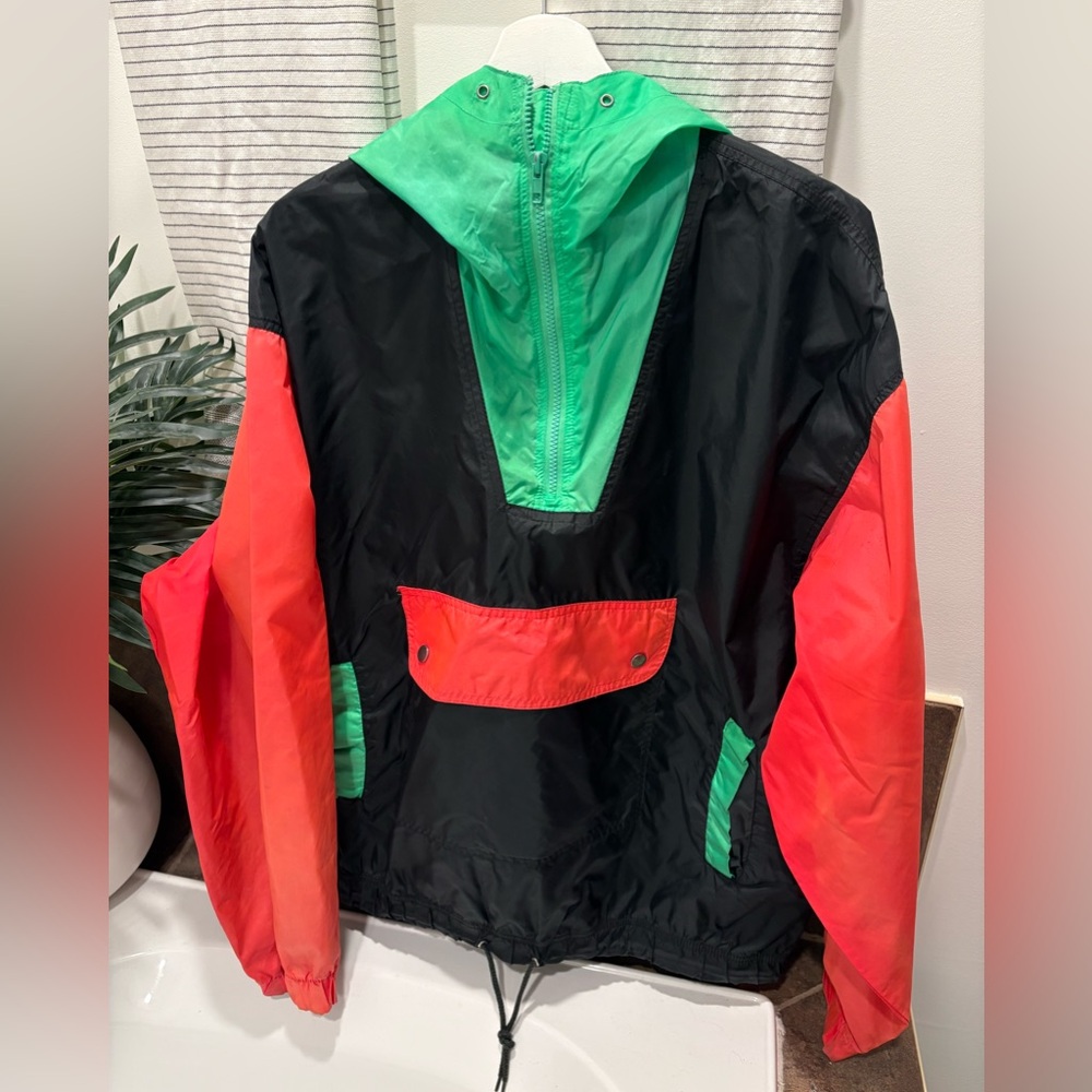 Colorful Vintage Windbreaker Jacket